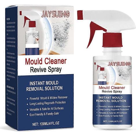 Spray nettoyant anti-moisissures 120 ml pour murs, salle de bain et cuisine. Élimine efficacement les moisissures. (1/4)
