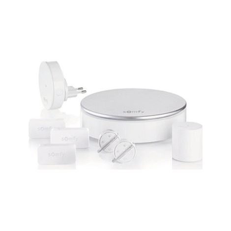 Somfy – Pack alarme Home Alarme – 3 détecteurs IntelliTAG – Sirène 110 dB – Alerte avant intrusion – Compatible TaHoma et Alexa (1/10)
