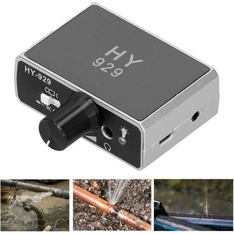 Détecteur De Fuite D'eau - Sonde À Haute Pénétration Pour Tuyaux En Acier Ciment Et Plastique - Batterie Lithium 3,7 V Intégrée - 1 Pièce (1/5)