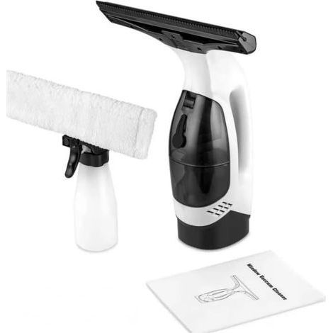 Aspirateur de vitres électrique sans fil Aspirateur rechargeable Nettoyeur de vitres en plastique léger pour vitres, miroirs, carrelages, douche et voiture (1/5)
