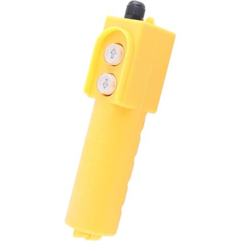 Interrupteur à bouton-poussoir étanche 220 V pour palan électrique, commande montante/descendante robuste, lot de 1 (1/5)