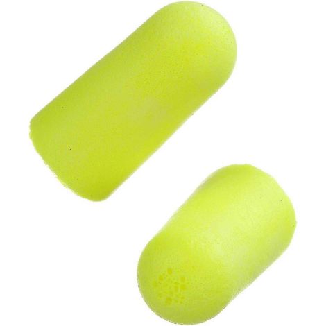 Bouchons d'oreilles souples jaune fluo 3M (200 pièces) (1/5)