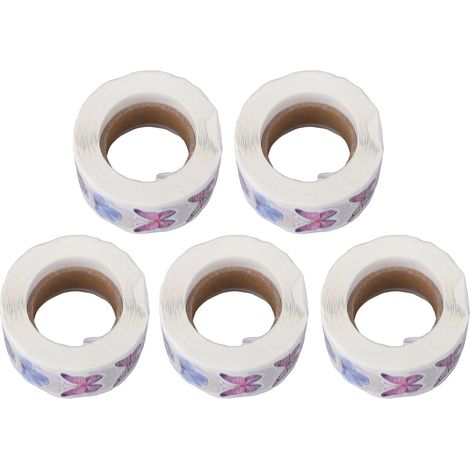 2500 autocollants fleurs mignons 8 motifs 2,5 cm rouleau stickers printaniers récompenses classe scrapbooking loisirs créatifs enveloppes fête (1/5)