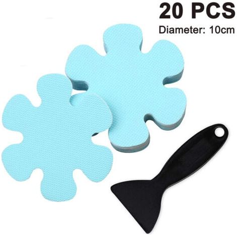 Set di 20 adesivi antiscivolo per vasca da bagno, strisce antiscivolo per pavimento doccia (1/5)