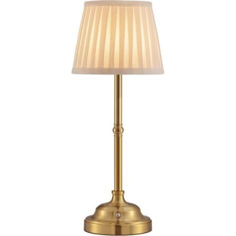 Lampada da tavolo portatile, senza fili e ricaricabile, con luminosità regolabile.