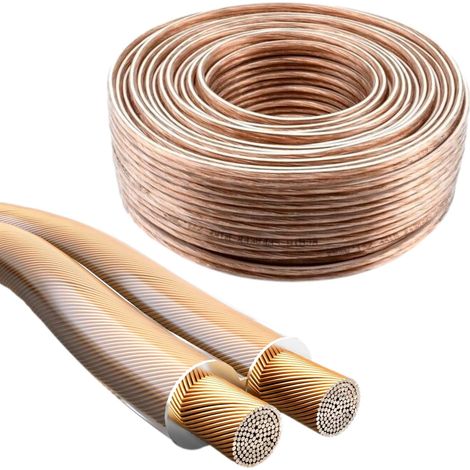 Lautsprecherkabel 2x 1,5mm² 30m Transparent (1/5)