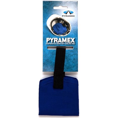 Coussin rafraîchissant réutilisable pour casque, bleu (1/2)