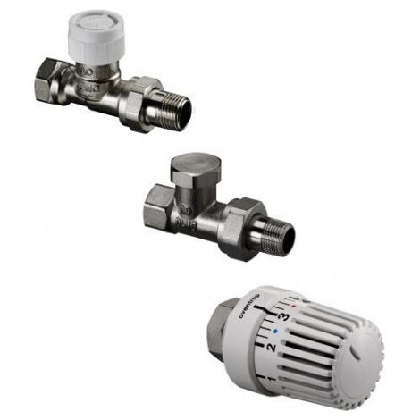 JEU RobinetTHERMOSTAT. DRT, DN15,avec UNI LH, AV9, COMBI 2