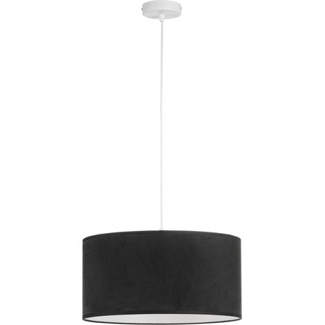 Lampada Tornado BAD1, velluto nero (1/5)