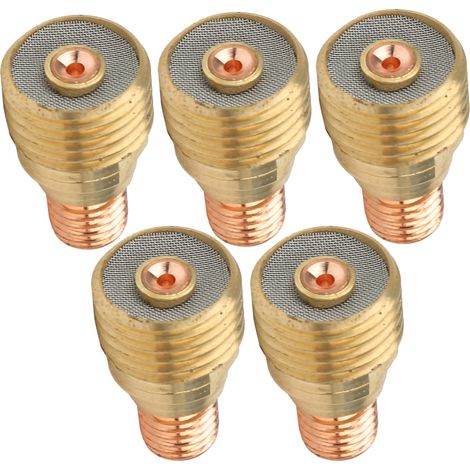 5 Stück 45V43 Gaslinsenhülsenkörper 1,6 mm 1/16" für WIG-Schweißbrenner WP-9/20/25 (1/5)