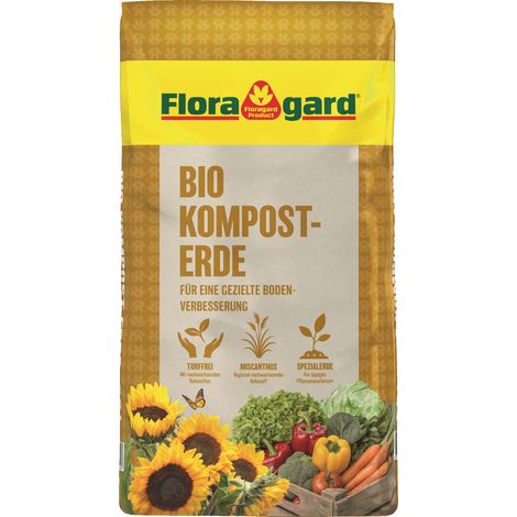 Floragard Bio Kompost-Erde torffrei 50 L, E 42