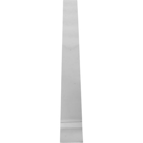 Plaque de Porte en Acier Inoxydable Autocollante Argentée, Résistante aux Rayures, pour Portes Intérieures et Métalliques, Protection Solide et Élégante (1/5)