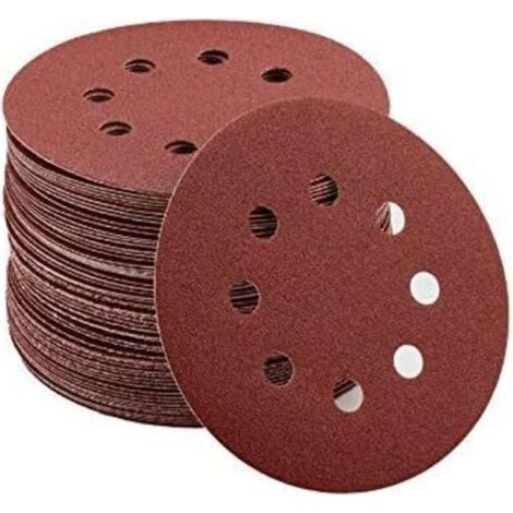 80-piece Sanding Disc Set, Abrasive Discs 40/80/120/240/320/400/600/800 Grit, 125mm Size, Ideal for Sanding/Polishing/Rust Removal (1/5)