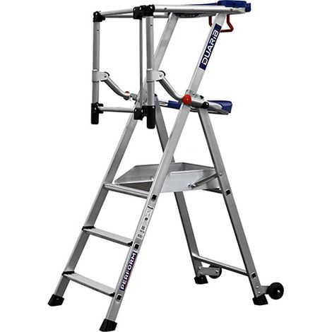 Scaletta a castello - Parapetto articolato- Altezza max di lavoro 2.70m - PIRLF3-P