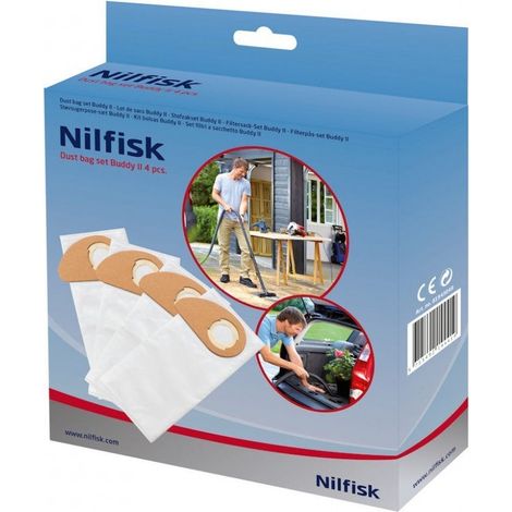 4 sacchetti sintetici Buddy II - Aspirapolvere - NILFISK - 3367805715492144419 (1/5)