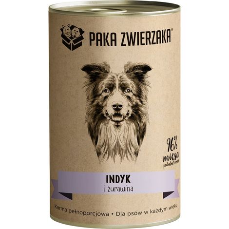 Animal Paka Dinde et Canneberge 400g (1/2)