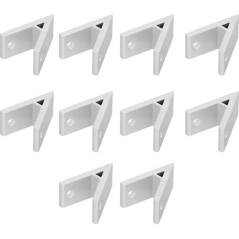 10-teiliger Aluminium-Winkelverbinder, Industrieprofilverbinder, 20/30/40/45/50/60° Winkel, Befestigungszubehör 3030-45° (1/5)
