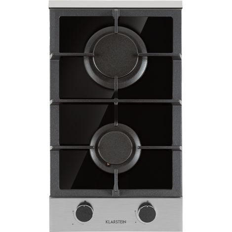 Klarstein Alchemist Domino Cocina a gas 2 quemadores de aluminio vitroceramica (1/5)