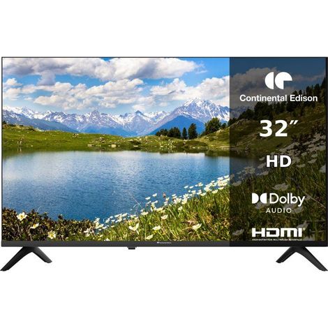 CONTINENTAL EDISON - CELED32HD26B7 - LED HD TV 32" (79 cm) - 3xHDMI, 2xUSB - schwarz (1/5)