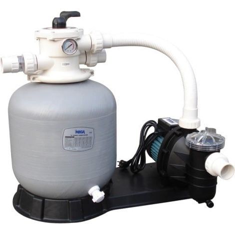 Filtration piscine hors sol Mega Pool FSF : Filtre + pompe 8 m3/h