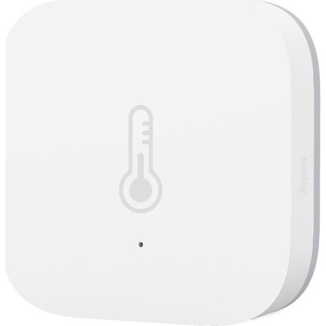 Aqara Sensore di temperatura e sensore di umidità TH-S02D Bianco Apple HomeKit, Alexa, Google Home