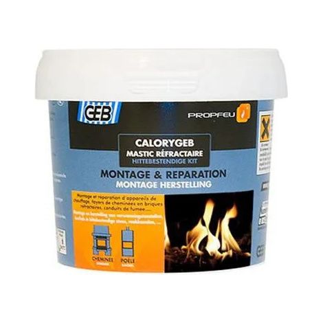 Calorygeb mastice refrattario, barattolo da 600g