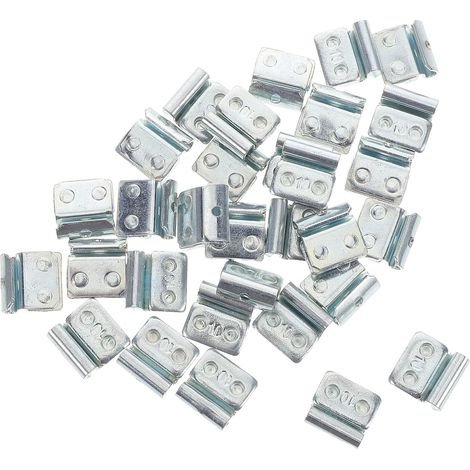100 Pièces Bloc de Poids D'équilibrage en Alliage D'aluminium Argenté pour Pneus de Voiture, Installation Facile, Haute Efficacité pour Roues de Véhicules Polyvalents et Voitures (1/5)