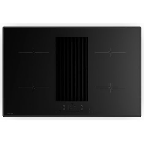 Klarstein Velaire placa de inducción con campana integrada Elegante, minimalista, potente 8400 W 80 cm