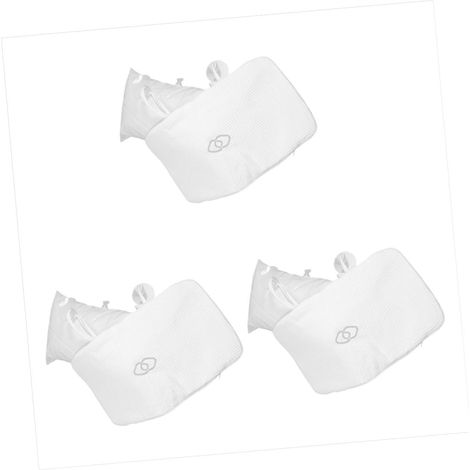 Non Slip Bath Pillow for Bathtub Black Strong Suction Cups
