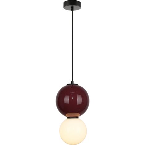 Hängelampe Pieve LED Burgunderrot ITALUX PND-95221-1M-PRP (1/5)