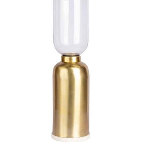 Bougeoir de Sol Rond Design "Shyam" 63cm Or (1/5)