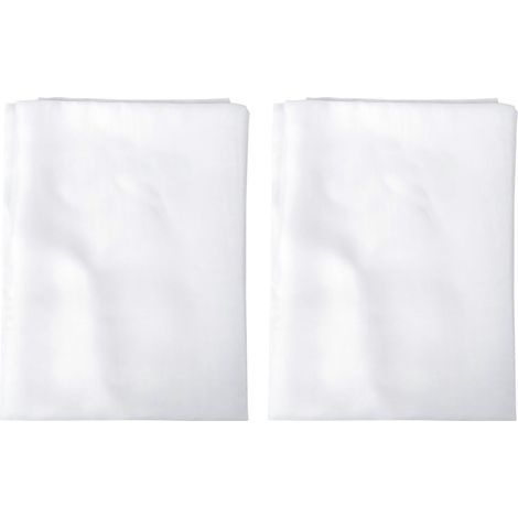 Lot de 2 rideaux d'extérieur détachables pour terrasse, faciles à installer, en gaze imperméable, pour porche, jardin ou gazebo (1,9 x 1,5 m) (1/5)