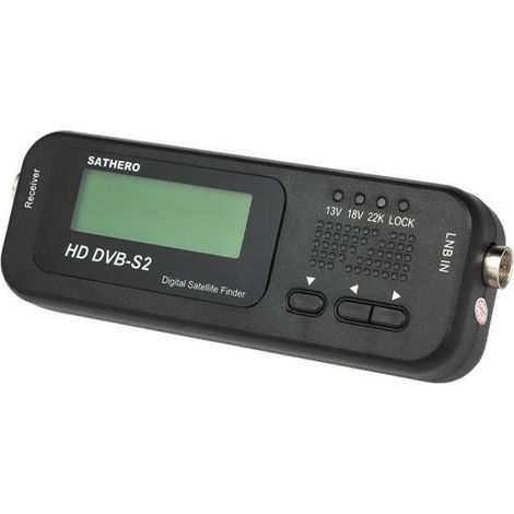 Pointeur de signal satellite numérique DVB-S / S2 HD de poche ,rétroéclairé + biper, Récepteur de Signal de Télévision M8M5