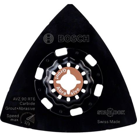 Bosch Professional 1x Lame per utensili multifunzione Expert Sanding Plate AVZ 90 RT10 (per Legno duro, Legno tenero, Ø 90 mm, Grana 100, accessorio Utensile multifunzione) (1/5)
