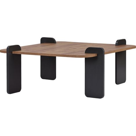 Couchtisch aus Holz "Marais" - 90 x 90 x 35 cm - Hellbraun