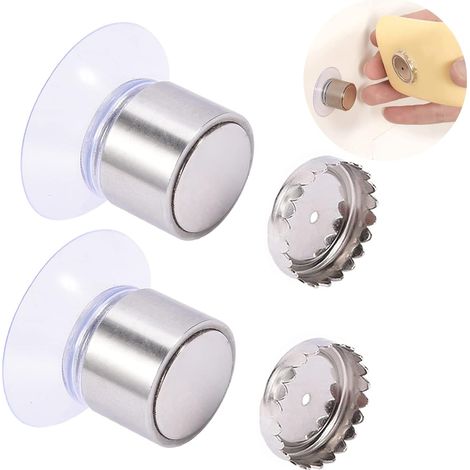2pcs porte-savon magnétique mural roman magnétique, porte-savon magnétique en acier inoxydable, porte-savon magnétique stockage de savon magnétique pour cuisine, douche, lavabo, évier et salle de bain