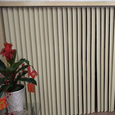 PVC polymer vertical blinds, blackout motorized partition screens, home and office curtains (1/5)