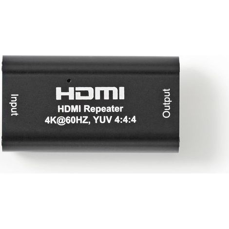 Repetidor hdmi 400 metros 4k60hz 18 gbps metal antracita