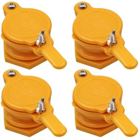 FENOPLASTICA4 PCS Robinet Extracteur de Miel de Vanne de Miel en Nylon Ruche Abeille de Robinet de Miel pour Apiculteur Outil D'éQuipement D'Apiculture (1/4)