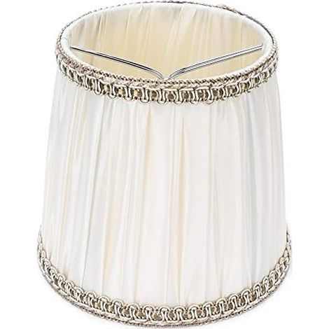 6Pcs Abat-jour en Tissu Moderne Lustre Lampe de Table Couverture pour Vis E14 Accessoire de Maison (1/5)