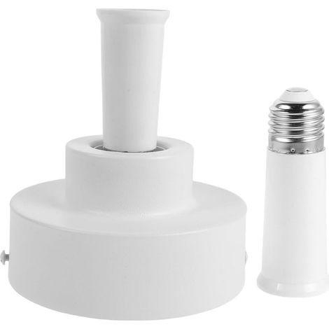 Support de Lampe pour Ventilateur de Plafond avec Douilles E26/e27 en Métal Robuste, Rallonge de douille d'ampoule pour Chambre et Maison (1/5)