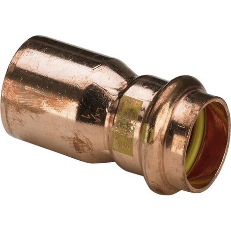 Viega Profipress G réducteur 346553 18 x 15 mm, cuivre, SC-Contur, extrémité à insertion (1/3)