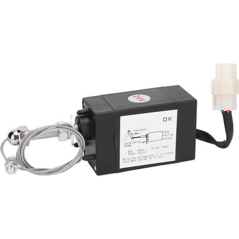 Kunststoff-Magnetventil für Dieselmotoren, normalerweise offener Stoppregler, DC24V XHQPT-Schalter (1/5)