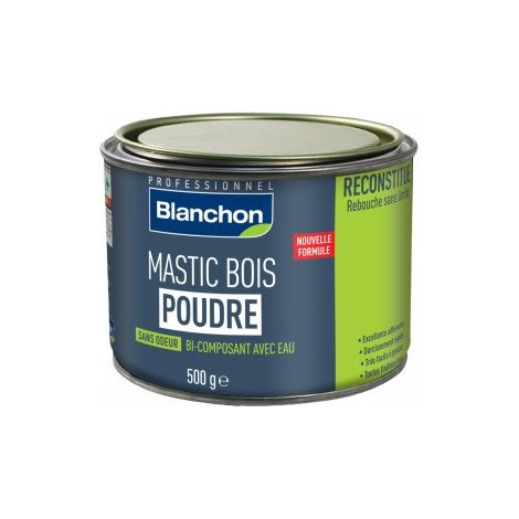 Mastice legno in polvere Blanchon 500g rovere rustico