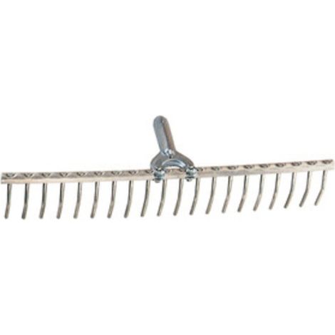 RASTRELLO ALLUMINIO 20 DENTI TONDI. Prezzo per 1 pezzo.