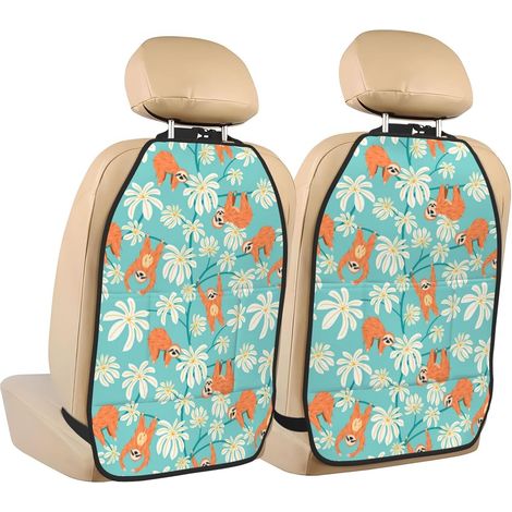 Lot de 2 tapis protection pour siège arrière voiture - Tendance (1/5)