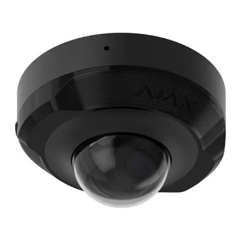 Ajax DomeCam Mini 5Mpx ASP Kabelgebundene IP-Minidome-Kamera 2,8 mm AI IR Baseline-Videoüberwachung – 76019.214.BL1