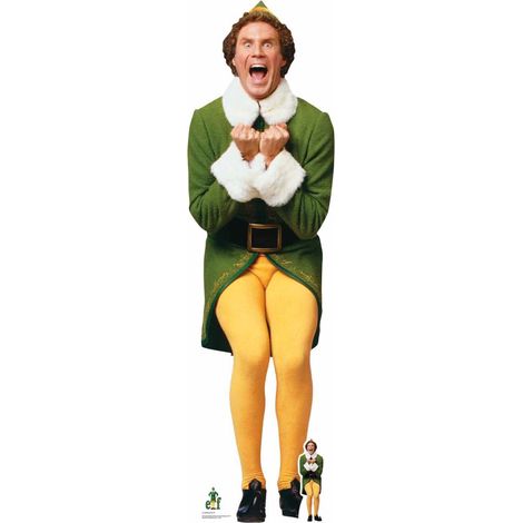 Figurine en carton L'ami Elf Icône de Noël 187 cm (1/4)
