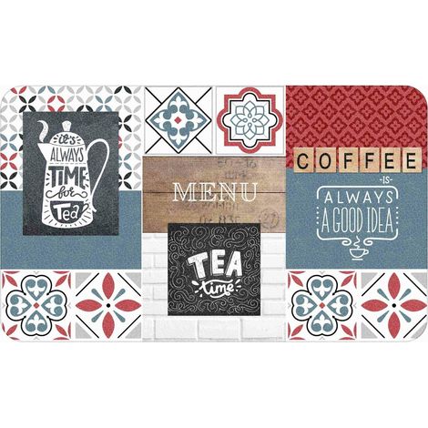 Tapis de cuisine décoratif Coffee & Tea 45 x 120 cm (1/3)