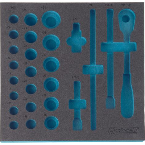 Garniture en mousse souple bimatière 163-102L ∙ L x l : 344 mm x 342 mm (1/2)